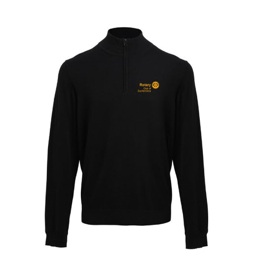 Dunfermline Rotary Cub 1/4 Neck Zipped Sweater
