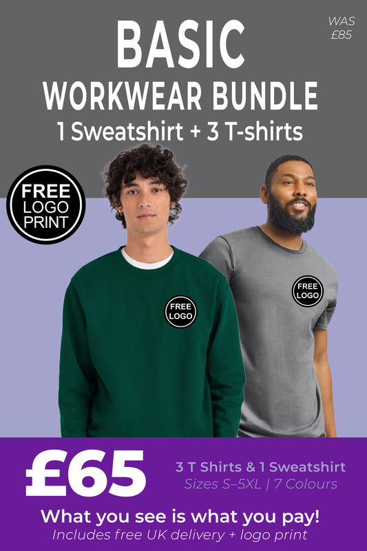 Basic Workwear Bundle Sweatshirts and T-shirts
