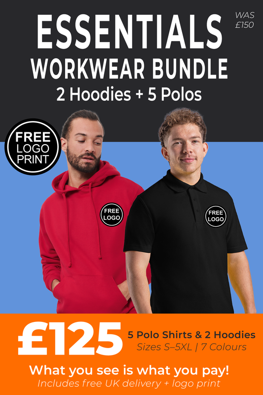 Essentials Workwear Bundle Hoodies and Polos
