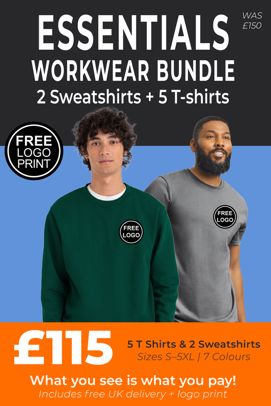 Essential Workwear Bundle Sweatshirts and T-shirts