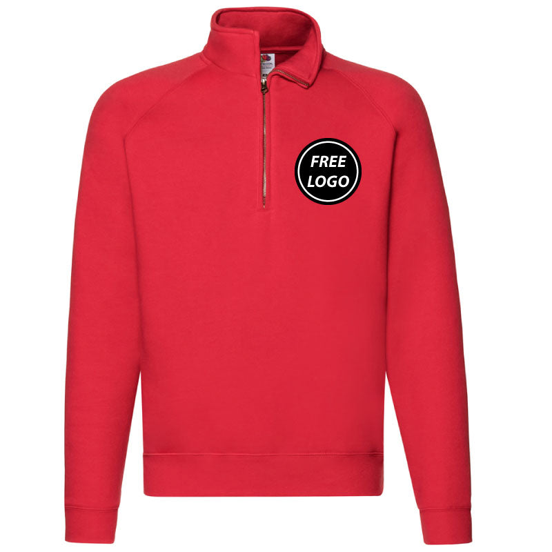 red-quarter-neck-zipped-sweatshirt