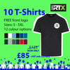 10 Personalised Pro RTX T-shirts