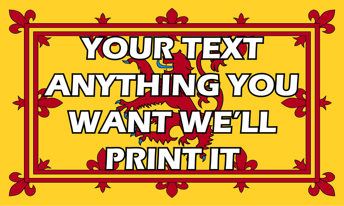 Scotland World Cup 5ft x 3ft Football Flags – Custom & Pre-Designed Options