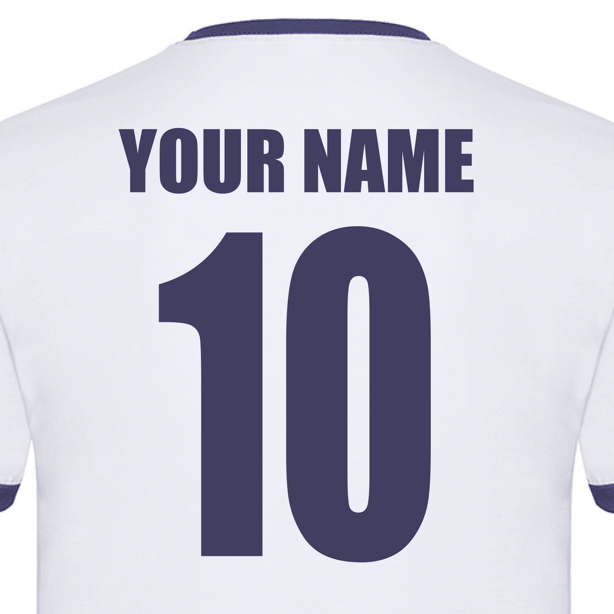 Personalised Retro Scotland Monochrome Crest Ringer T-Shirt