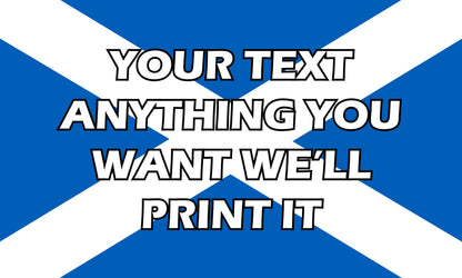 Scotland World Cup 5ft x 3ft Football Flags – Custom & Pre-Designed Options