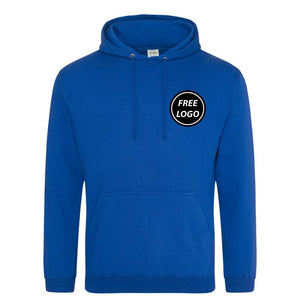 blue hoodie