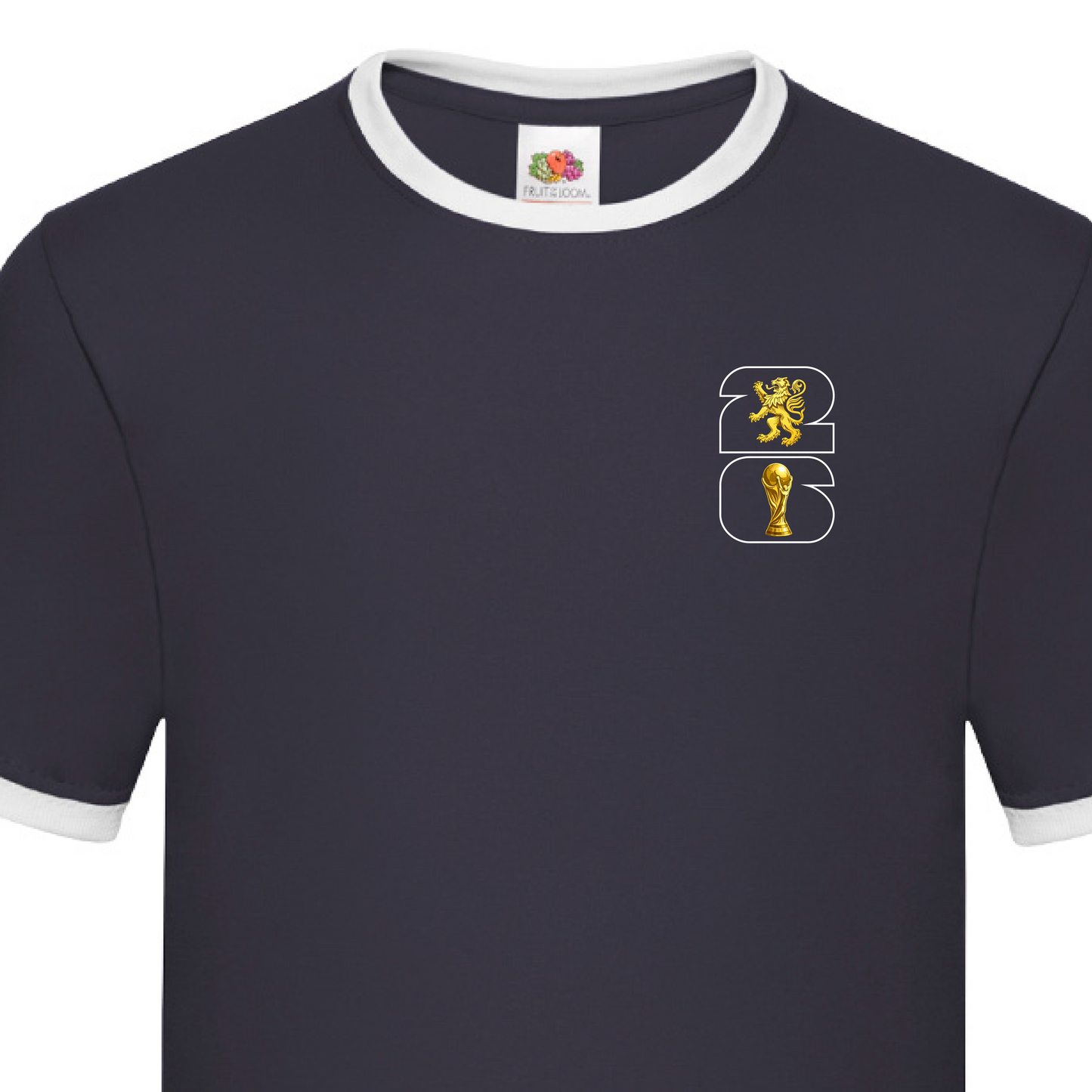 Scotland 26 Lion & World Cup Football T-Shirt