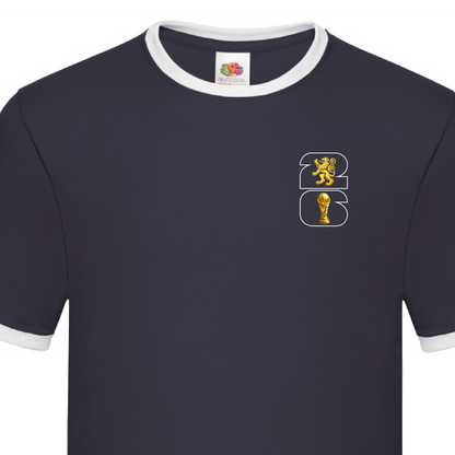 Scotland 26 Lion & World Cup Football T-Shirt