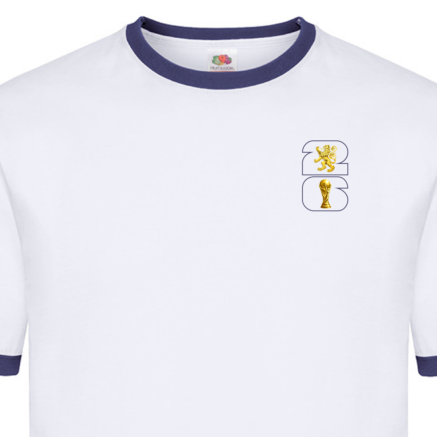 Scotland 26 Lion & World Cup Football T-Shirt