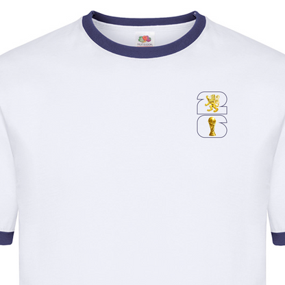 Scotland 26 Lion & World Cup Football T-Shirt