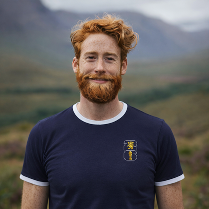 Scotland 26 Lion & World Cup Football T-Shirt
