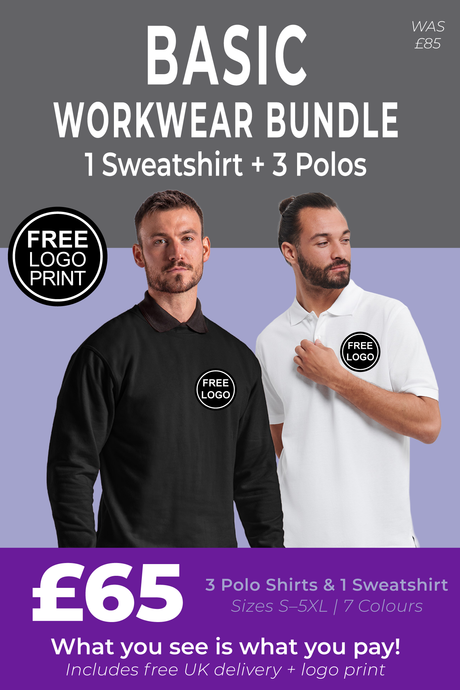 Basic Workwear Bundle Sweatshirts and Polos