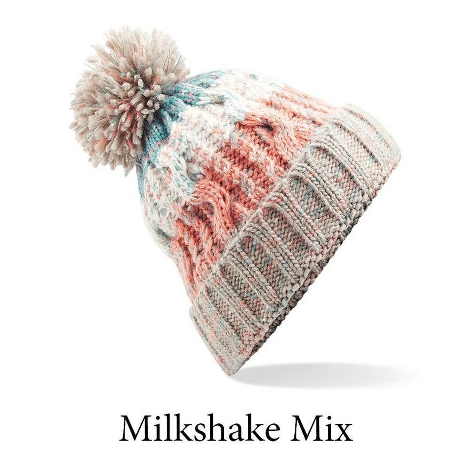 Aeternum CrossFit Corkscrew Pom Pom Beanie