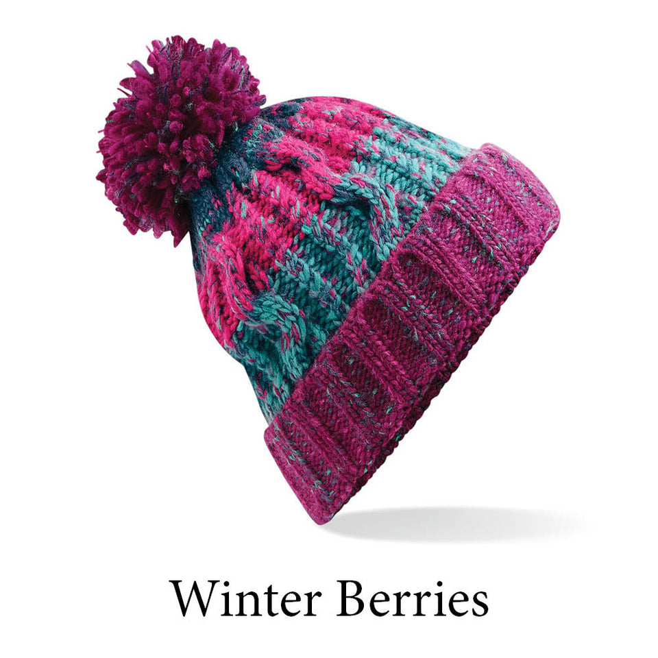 Aeternum CrossFit Corkscrew Pom Pom Beanie