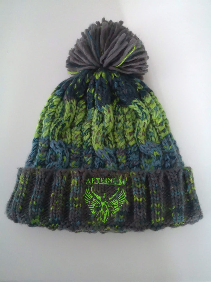 Aeternum CrossFit Corkscrew Pom Pom Beanie