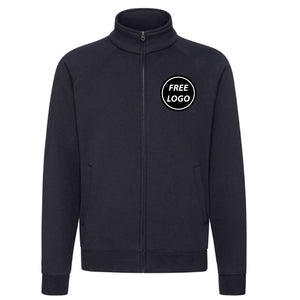 deep-navy-Full Zip Sweat Jacket
