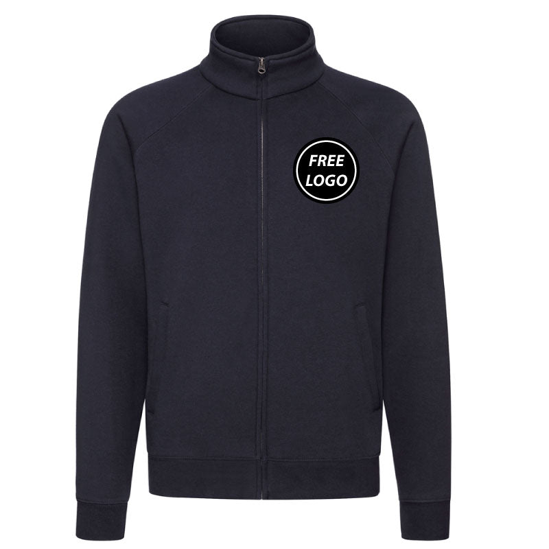 deep-navy-Full Zip Sweat Jacket